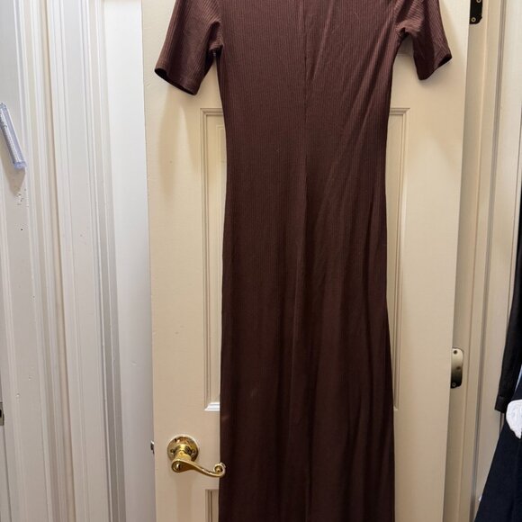 Reformation, Aiden Knit Dress, XS Brown - Picture 5 of 6